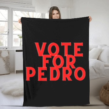 Discover vote for pedro Fleece Blankets