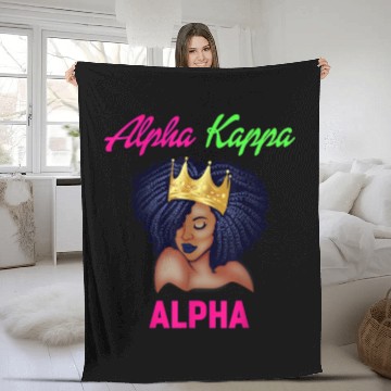 Discover Alpha Kappa AKA Sorority Paraphernalia christmas p Fleece Blankets