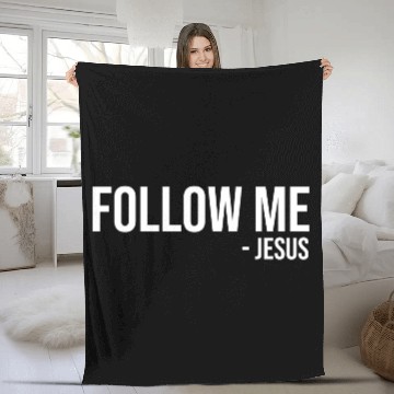 Discover Follow Jesus Fleece Blankets