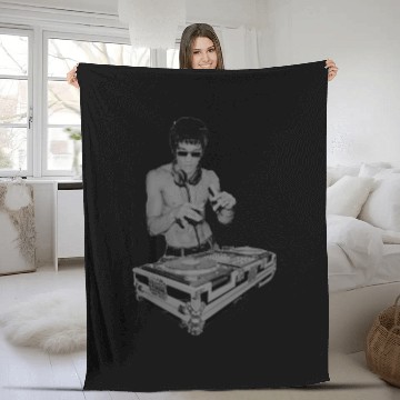 Discover bruce lee dj Fleece Blankets Fleece Blankets