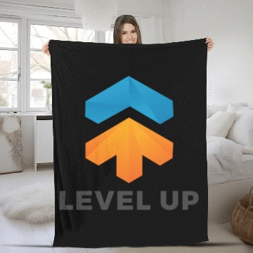 Discover level up Fleece Blankets