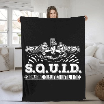 Discover Us Military Submarine Gift For A Veteran Submarine Fleece Blankets