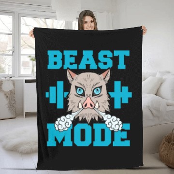 Discover BEAST MOODE INOSUKE Fleece Blankets