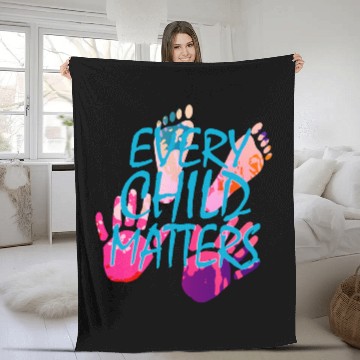 Discover Every Child Matters Colored Fleece Blankets