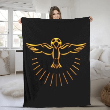 Discover holy spirit Fleece Blankets