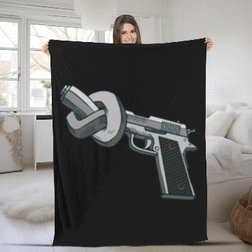 Discover Science Gun Control Fleece Blankets