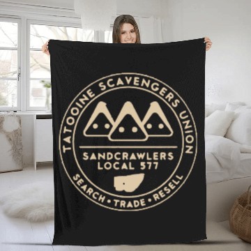Discover Tatooine Scavengers Union Fleece Blankets