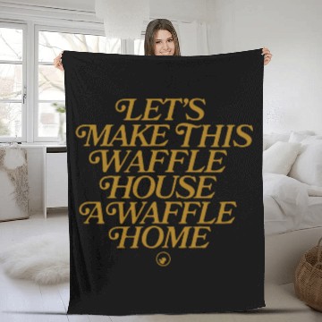 Discover Waffle House Fleece Blankets