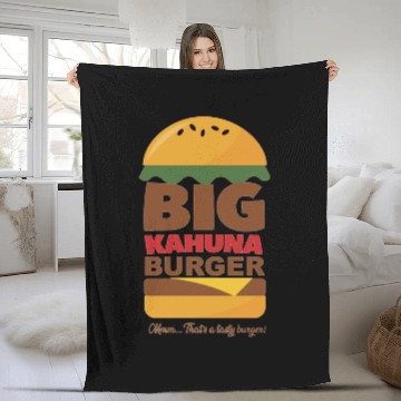 Discover Big Kahuna Burger Fleece Blankets