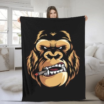 Discover Gorilla 3D Fleece Blankets