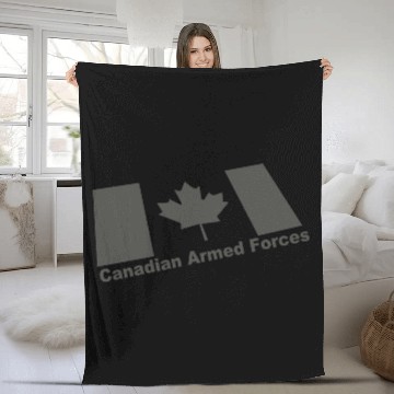 Discover Canadian Armed Forces Army Military Fleece Blankets