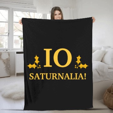 Discover Io Saturnalia Fleece Blankets Roman Latin Pagan Holiday
