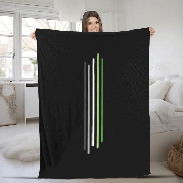 Discover Subtle Aromantic Pride, Aro Flag, Pride Month Fleece Blankets