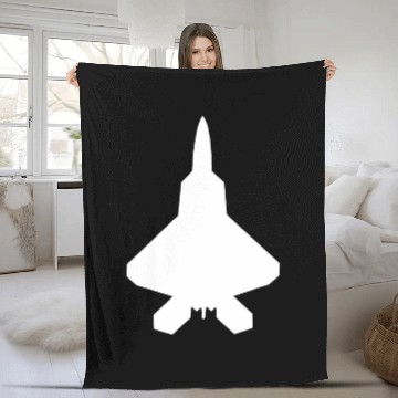 Discover F 22 Raptor Fighter Jet Fleece Blankets