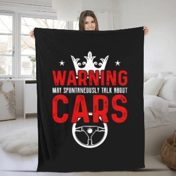 Discover Car Mechanic Garage Auto Mechanic Mechanicial Gift Fleece Blankets