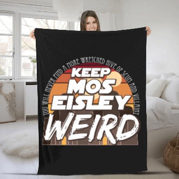 Discover Keep Mos Eisley Weird Fleece Blankets