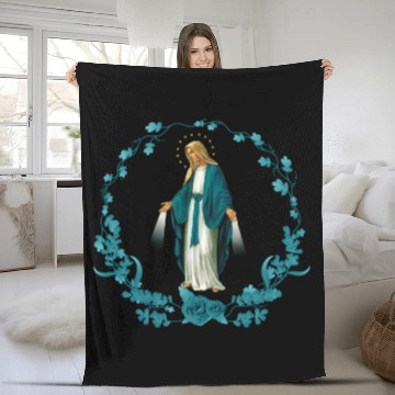 Discover Our Lady of Grace, Fleece Blankets