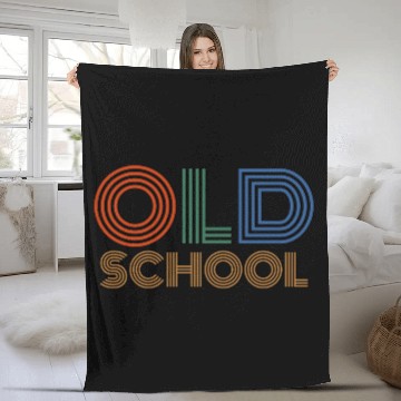 Discover OLD SCHOOL Fleece Blankets