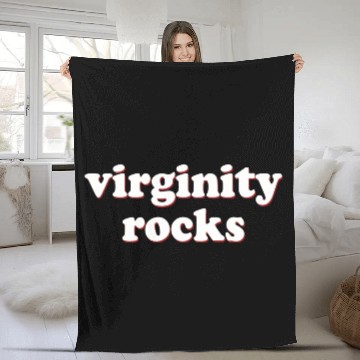 Discover virginity rocks Fleece Blankets