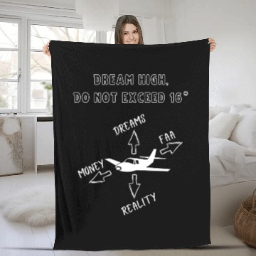 Discover The real 4 forces of flight - dark colors Fleece Blankets