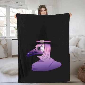 Discover aesthetic plague doctor mask l goth aesthetic Fleece Blankets