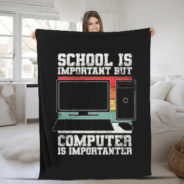Discover Computer Programmer Computer Science Fleece Blankets