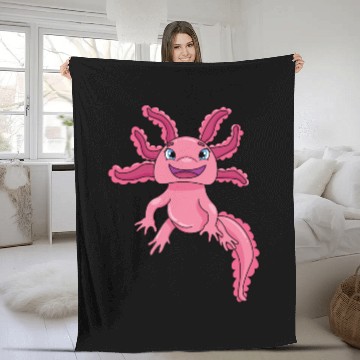 Discover Axolotl Fleece Blankets