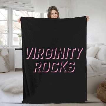 Discover Virginity Rocks 1 Fleece Blankets