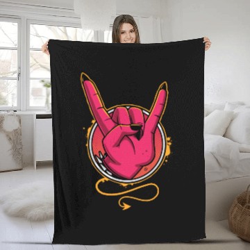 Discover Heavy Metal Fleece Blankets