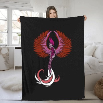 Discover Lesbian Phoenix Support Design Colors Of Lesbian Fleece Blankets
