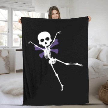 Discover Skeleton Fairy Fleece Blankets / Skeleton Fairy Grunge Fleece Blankets