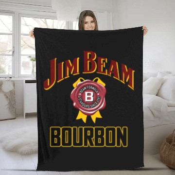 Discover jim beam BOURBON Fleece Blankets