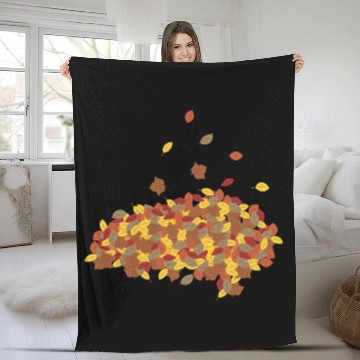 Discover Maple leaves Fleece Blankets