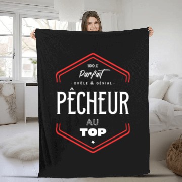 Discover Pêcheur parfait et au top Fleece Blankets