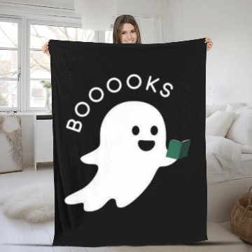 Discover Ghost Books Fleece Blankets
