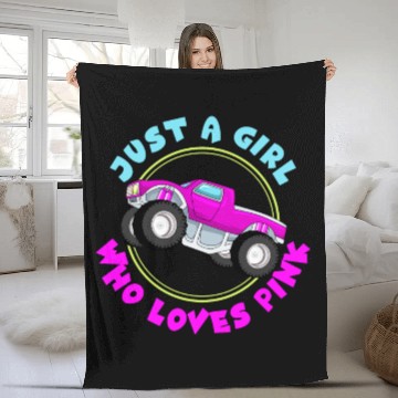 Discover Retro Vintage Just A Girl Who Fleece Blankets