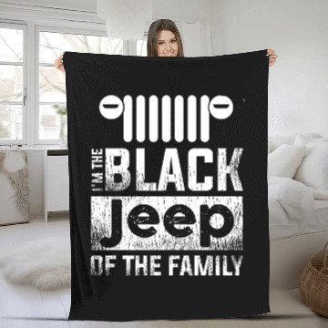Discover I'm The Black Jeep of The Family Fleece Blankets