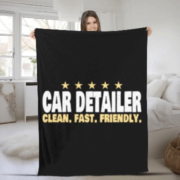 Discover Mobile Car Detailing Auto Detailing Car Detailer Fleece Blankets