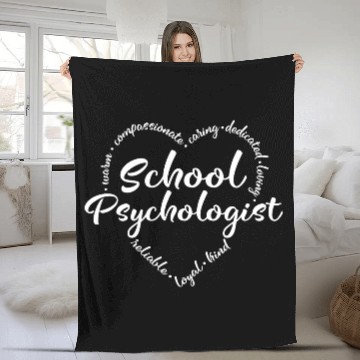 Discover School psychologist, psychology, School counselor Fleece Blankets