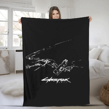 Discover Cyberpunk 2077 Fleece Blankets