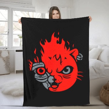 Discover Cyberpunk 2077 Fleece Blankets