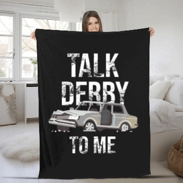 Discover Demolition Derby Demo Derby Dirt Track Gift Idea Fleece Blankets