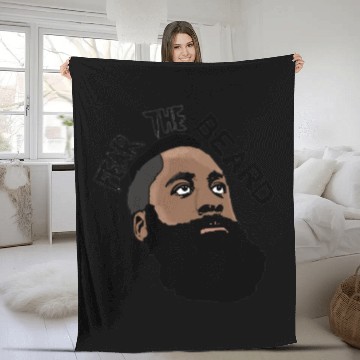 Discover Fear The Beard Fleece Blankets