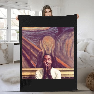 Discover Frank Ocean Purple Blond Fleece Blankets