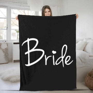 Discover Bride Love Cool Logo Fleece Blankets