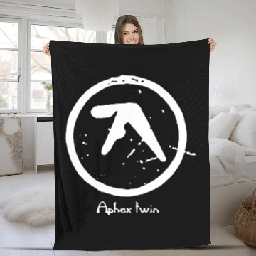 Discover Aphex Twin Logo Fleece Blankets