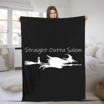 Discover Straight Outta Salem Fleece Blankets