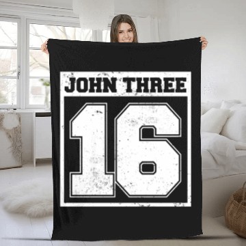 Discover Religious Christian Jesus Christ Bible Verse Fleece Blankets