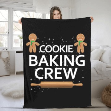 Discover cookie baking crew Fleece Blankets