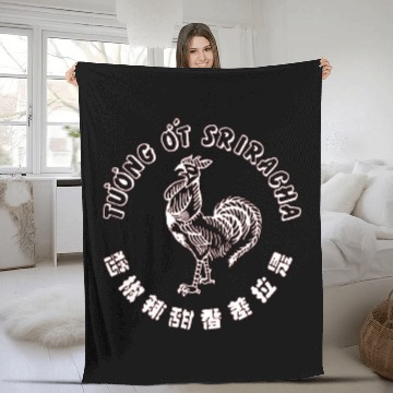 Discover Sriracha Full Fleece Blankets